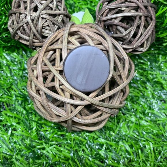 Branch Ball Mouse Head with flower Crown  Magnet - Picture 2 of 2